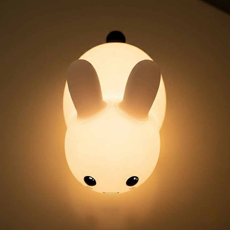 Lampe De Nuit Lapin En Silicone Rechargeable Pour Enfant