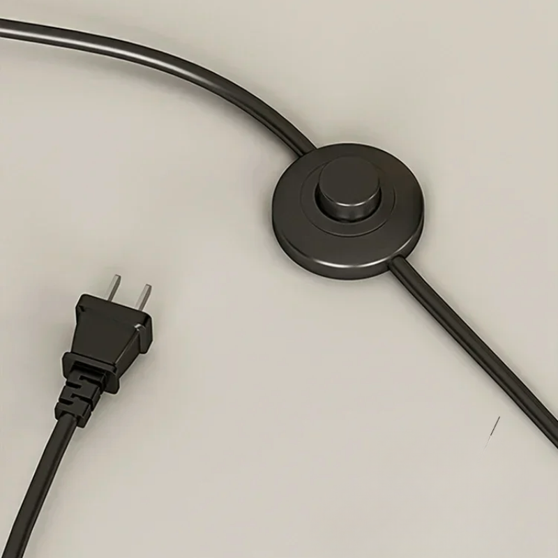 Lampadaire Champignon Vert Avec Pied Sculpté Et Abat Jour Rond