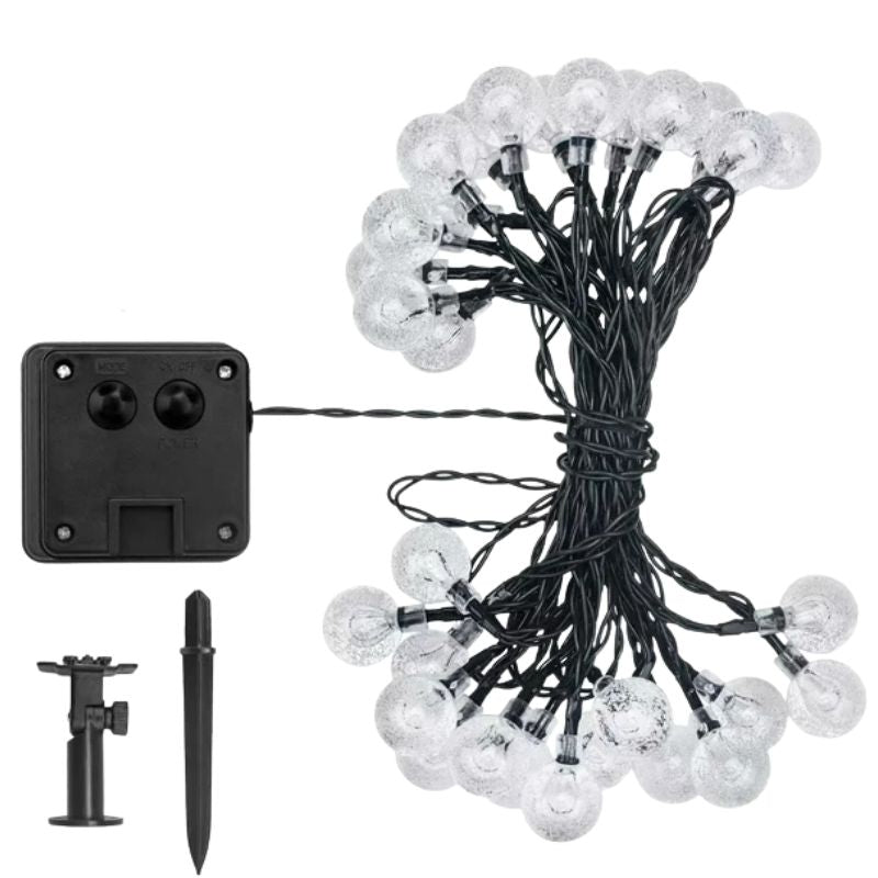 Guirlandes Guinguette Multicolores Boules Cristal