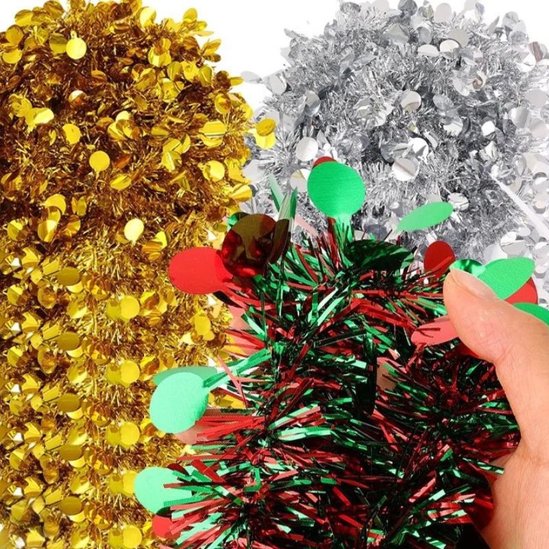 Guirlandes Pour Arbres De Noël Rubans Brillants