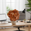 Fleur Artificielle Marron Hortensia Décoratif