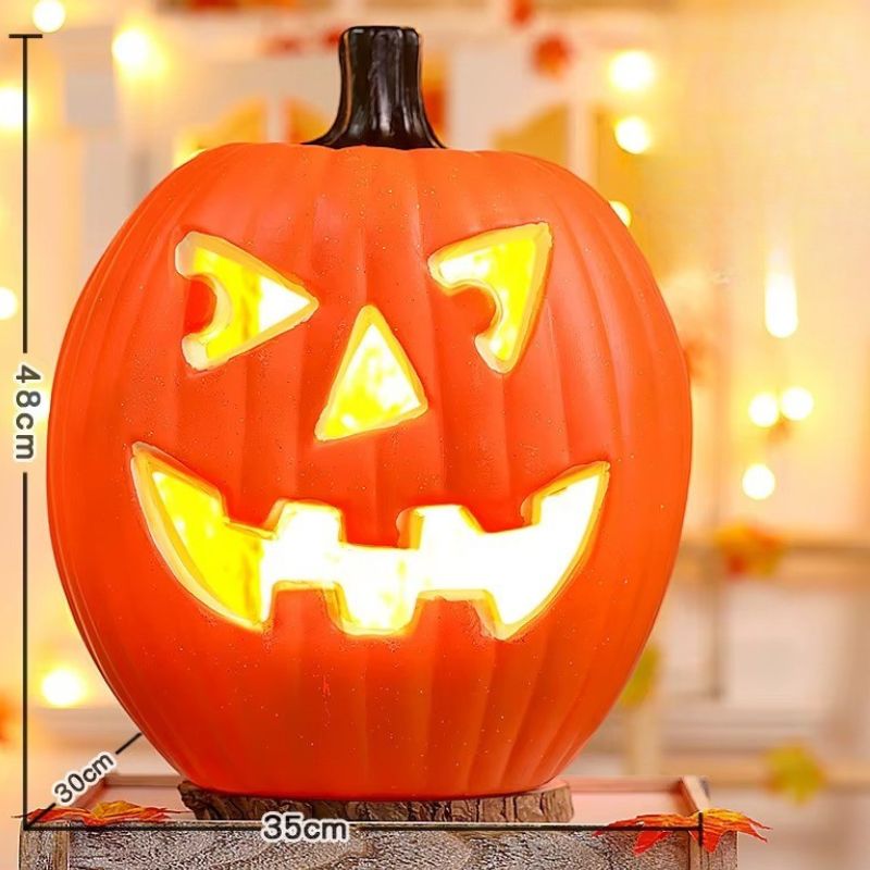 Citrouilles Halloween Figurine Artisanale au Style Contemporain