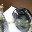 Vase Murrano en Verre Soufflé Gris Luxueux