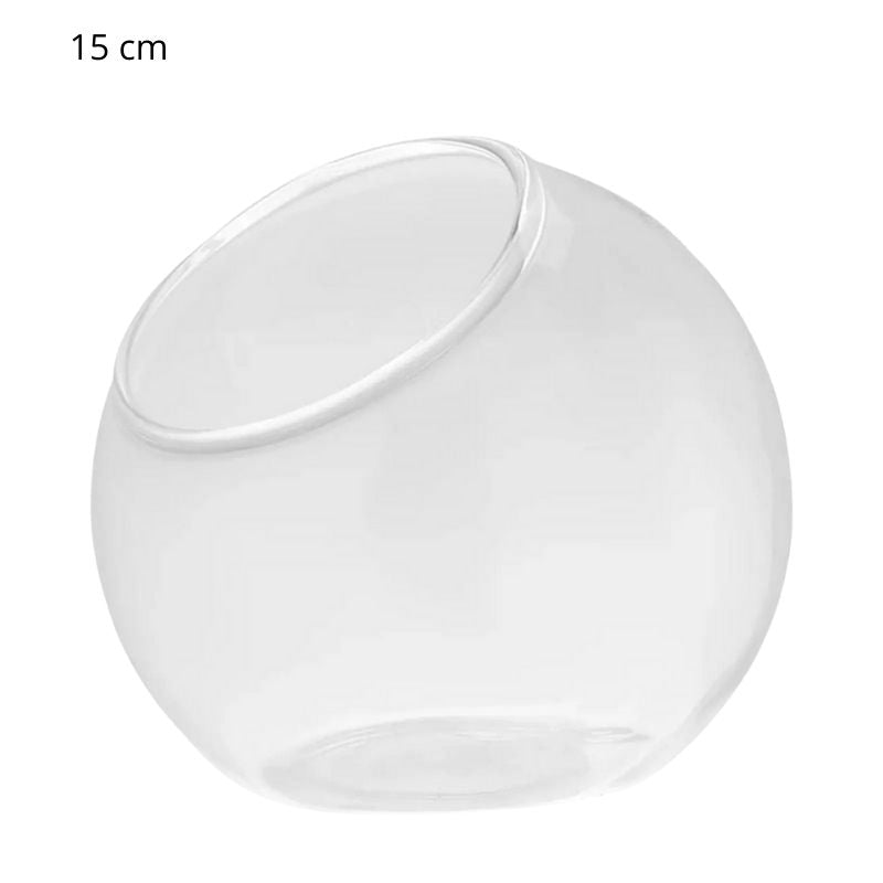 Terrarium En Verre En Forme Boule Transparente Décorative