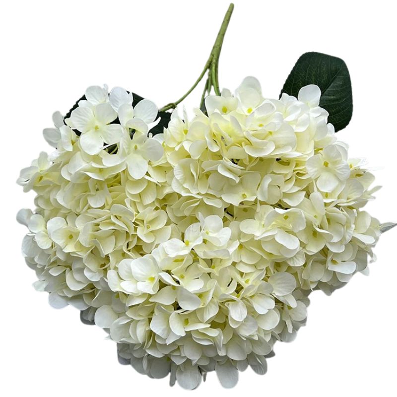 Fleur Artificielle Blanc Bouquet Hortensia