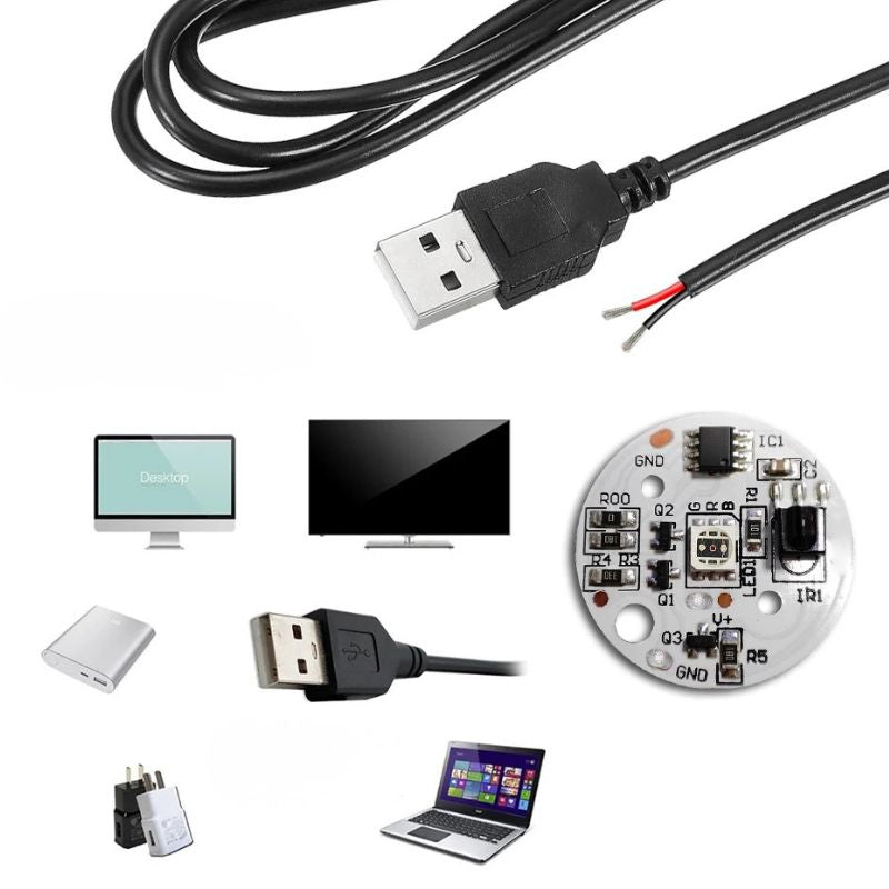 Télécommandes Universelles RGB avec Carte Lumière LED