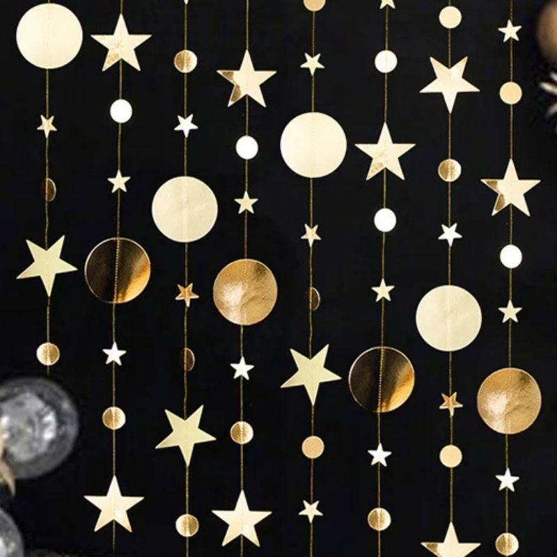 Décoration de Fête Guirlande Métallique