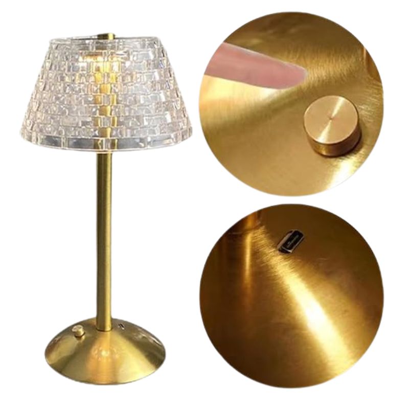 Lampes d'Ambiance Cristal Nordique Rechargeables