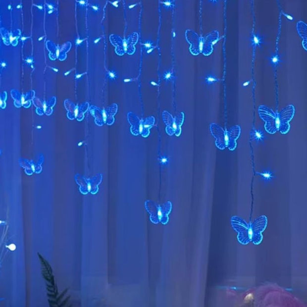 Rideaux Lumineux Guirlande Papillons LED