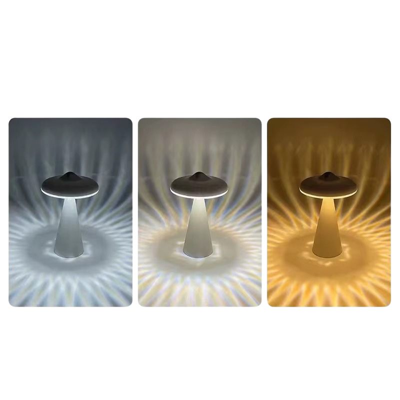 Lampe Champignon Style Discothèque Avec Éclairage Doux