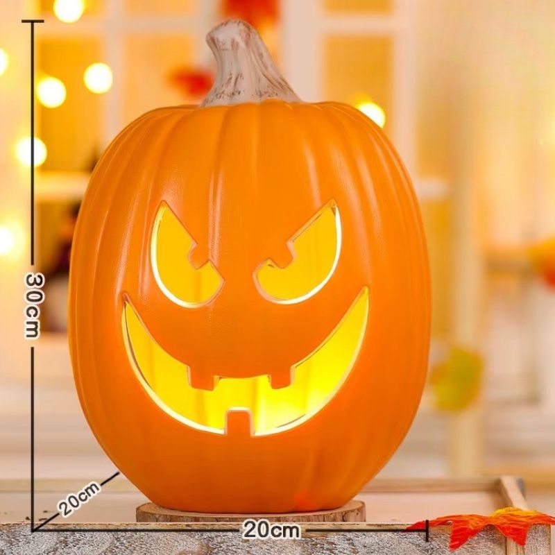 Citrouilles Halloween Lumineuses à Effet Étincelant