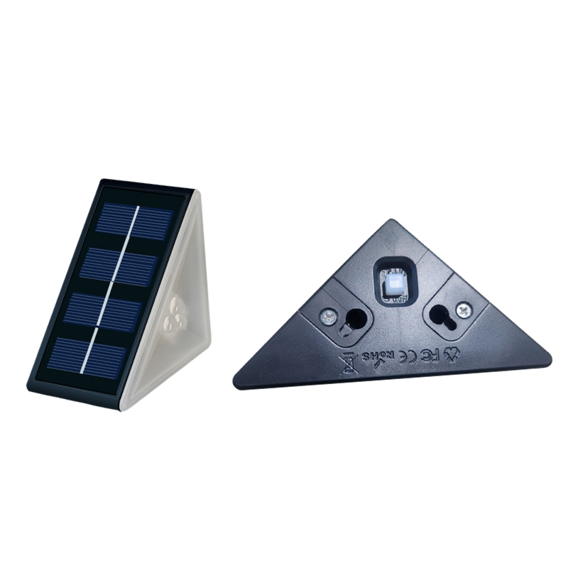 Éclairage de Chemin Solaire LED Design Triangulaire