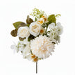 Fleur Artificielle Blanc Bouquet Champêtre Chic