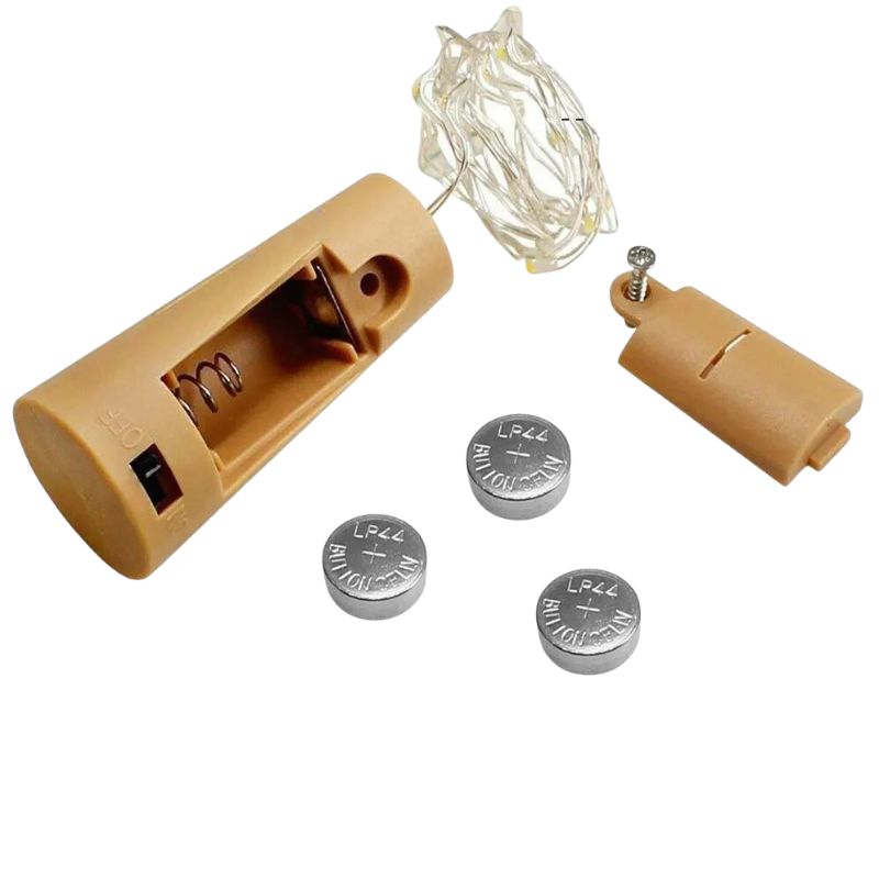 Guirlande LED Bouchon de Bouteille à Piles