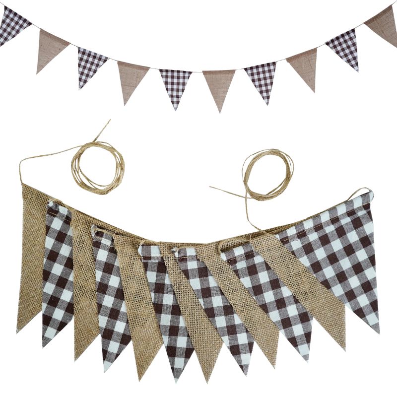 Accessoires Guinguette Avec Fanions Rétro