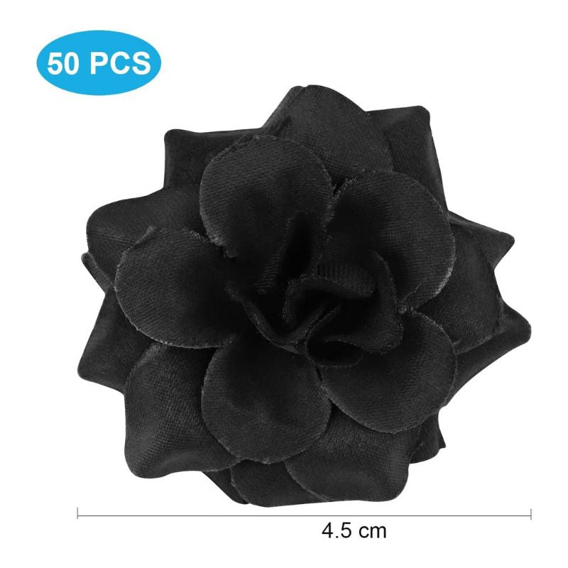 Fleur Artificielle Noir Avec Têtes De Roses