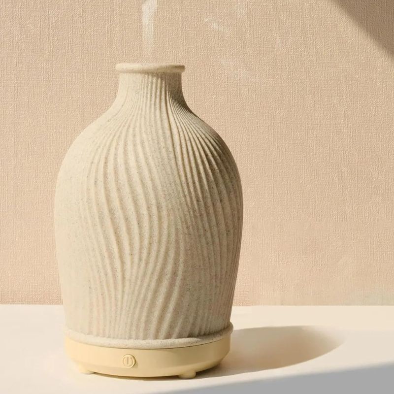 Diffuseur D’Huiles Essentielles Design En Céramique Forme De Vase