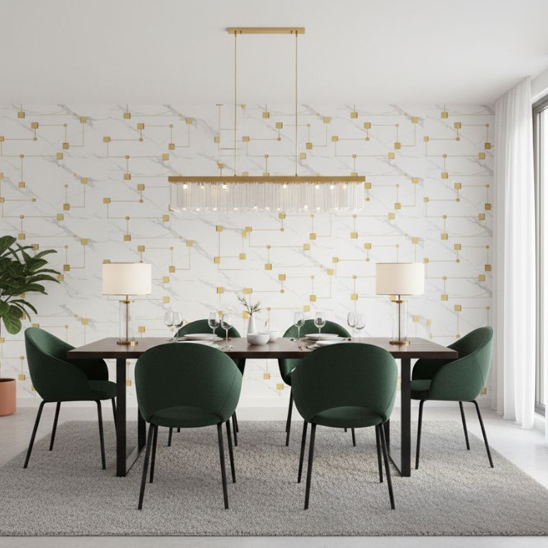 Panneau Mural PVC Décoratif Effet Marbre