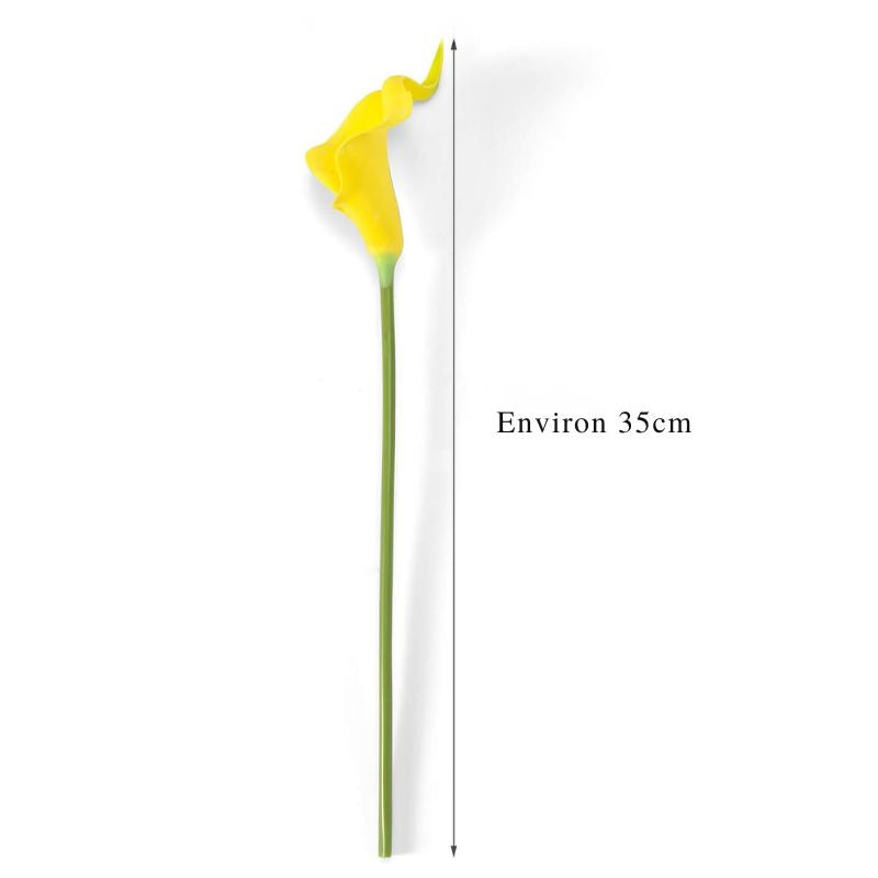 Fleur Artificielle Jaune Avec Style Décoratif Moderne