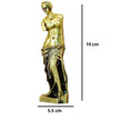 Sculpture Venus Classique En Finition Or Brillante Élégante