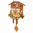 Horloge Coucou Murale En Bois Style Chalet Avec Pendule
