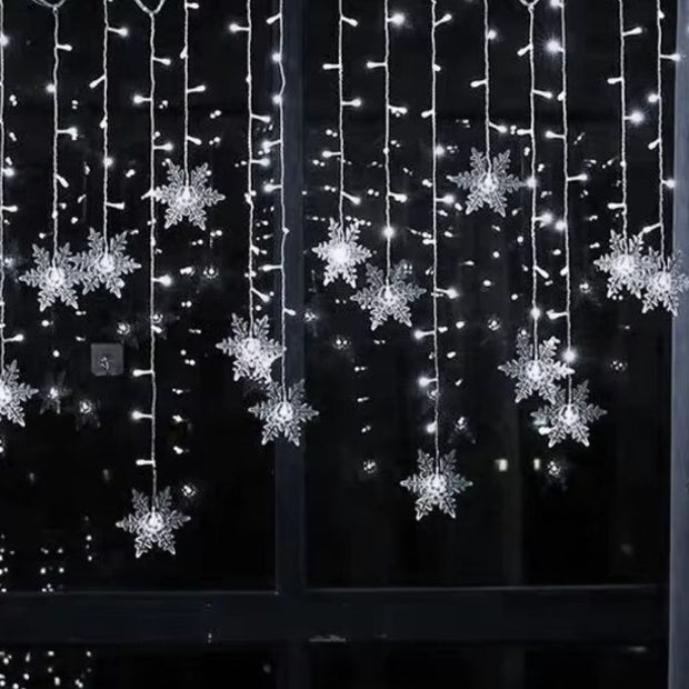 Guirlande LED Flocon de Neige Lumineuse