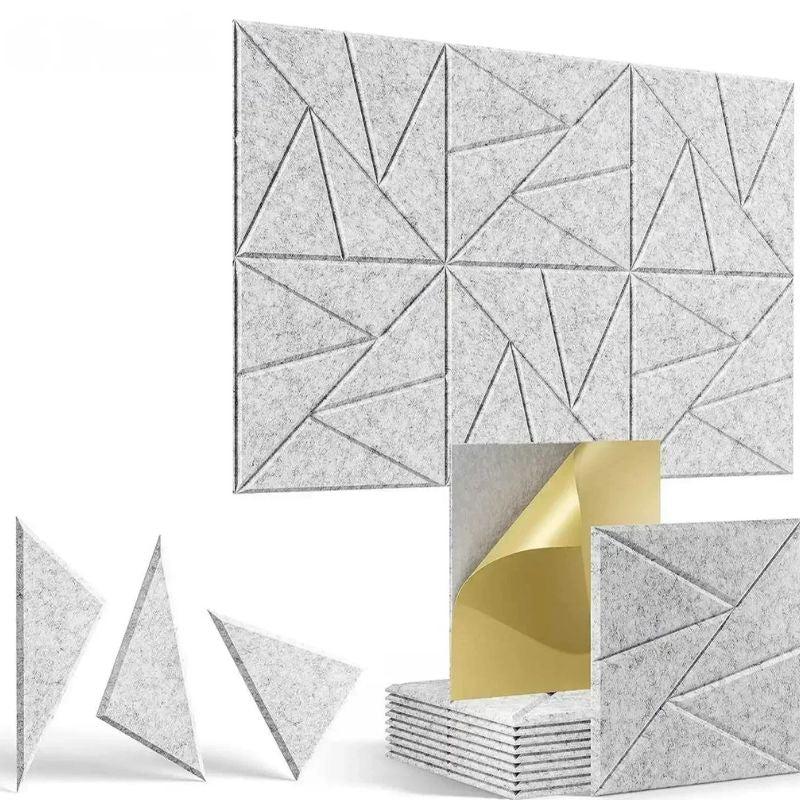 Panneau Mural Acoustique Design Géométrique Auto Adhésif