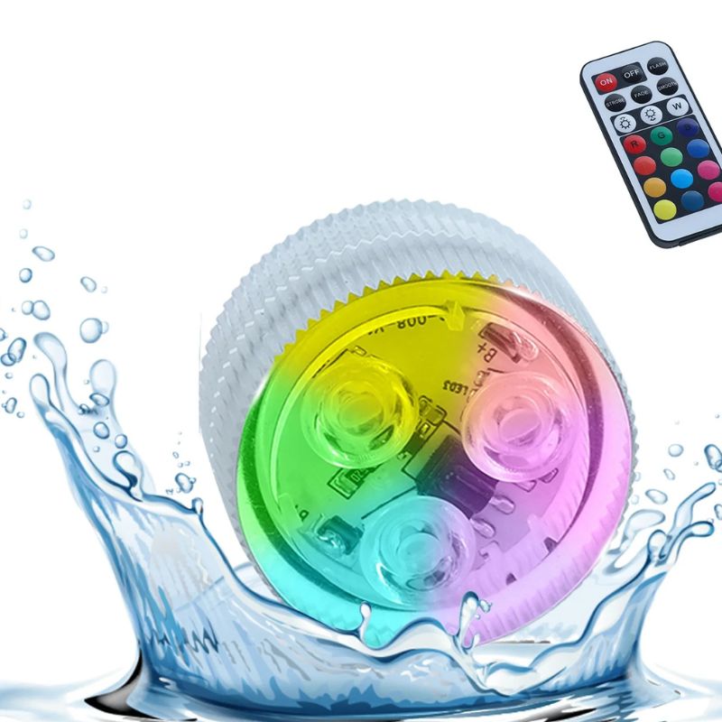 Éclairage de Piscine LED Submersible avec Télécommande
