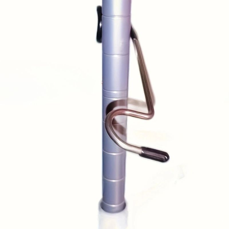 Support De Lumière En Acier Inoxydable Avec Crochet Intégré