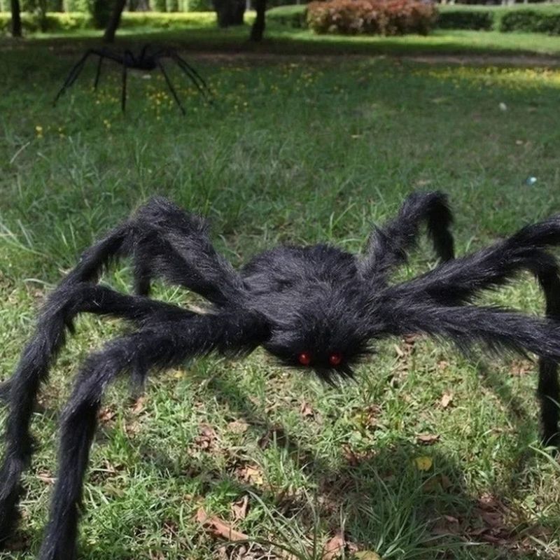 Décorations Halloween Araignée Poilue Gigantesque