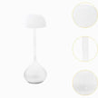 Lampe Champignon Blanche Brillante Style Chic