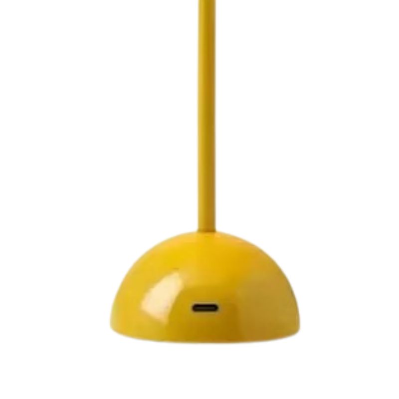 Lampe Champignon Vintage Jaune Design Scandinave