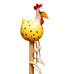 Sculpture Jardin Poule Sur Piquet Avec Style Artisanal