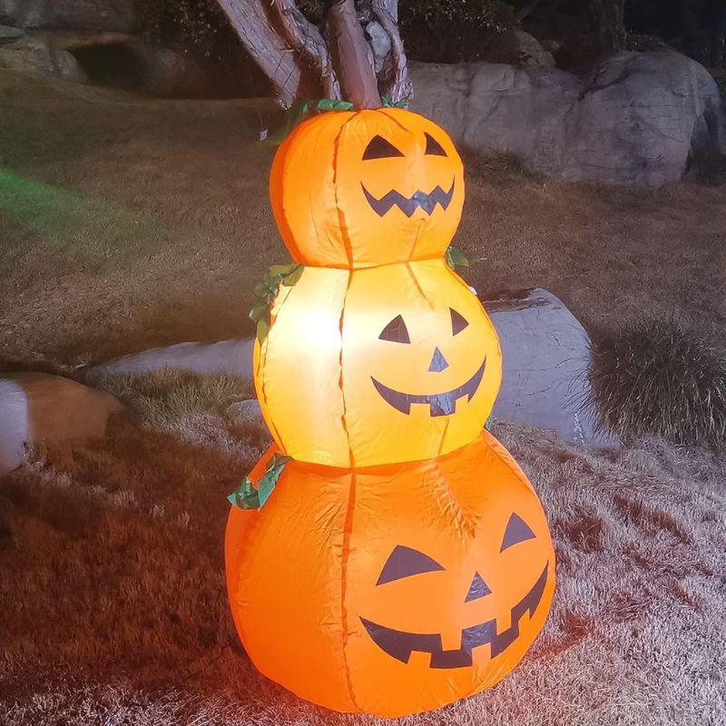 Citrouilles HalloweenGonflables Lumineuses