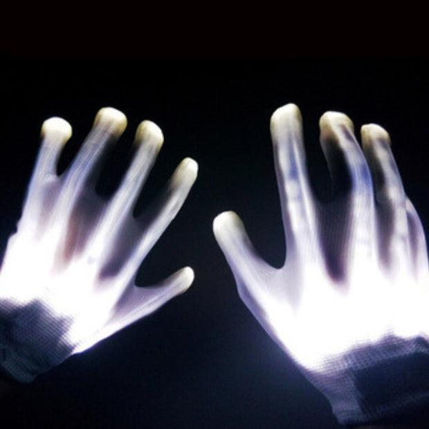 Gants Lumineux LED Avec Effet Clignotant
