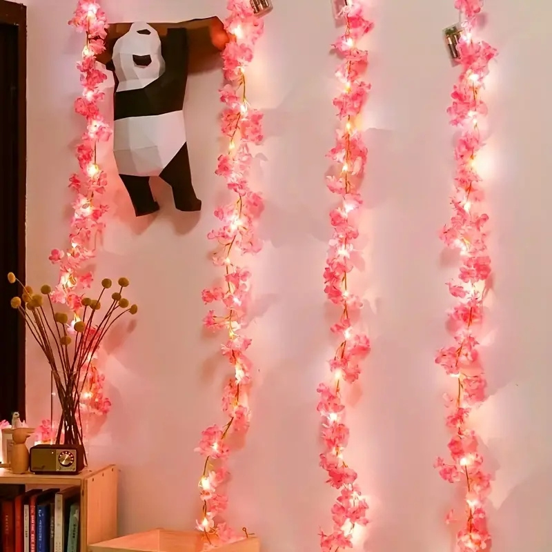 Guirlandes d’Intérieur LED Fleurs de Cerisier