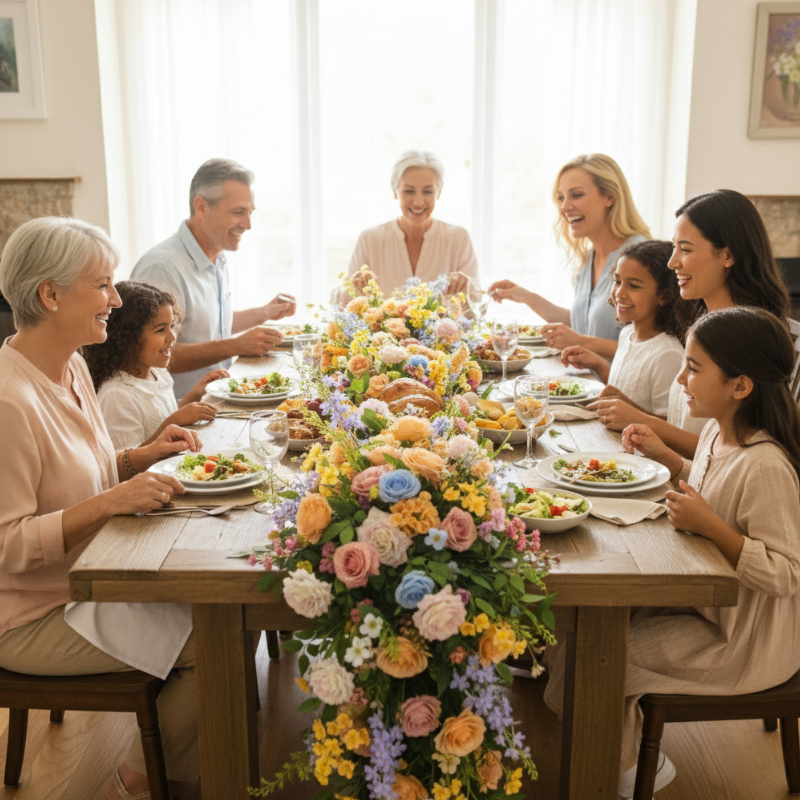 Guirlande De Fleurs Artificielles En Arche Décorative
