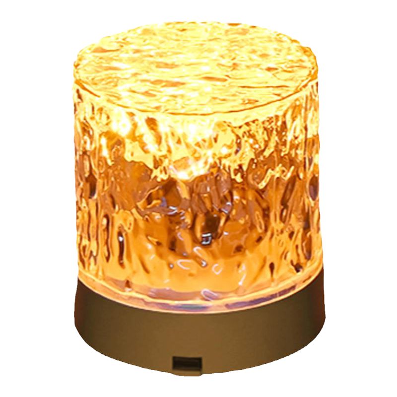 Éclairage de Soirée Cristal à Ondulation avec Télécommande