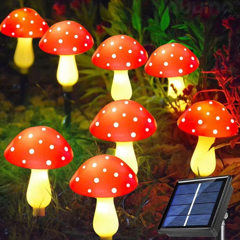 Lampe Champignon Egmont Toys Rouge Design Enchanté Lot de 8