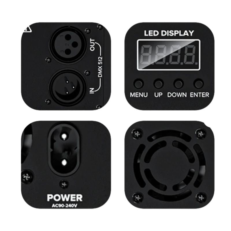 Éclairages De Salle Lumière De Scène Professionnelle Avec Scanner