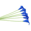 Fleur Artificielle Bleu en Bouquet Lys Calla Intense