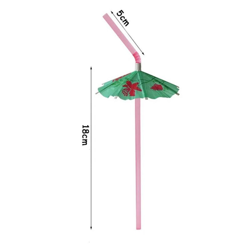 Décorations Été Pailles Parapluie 25 Pièces
