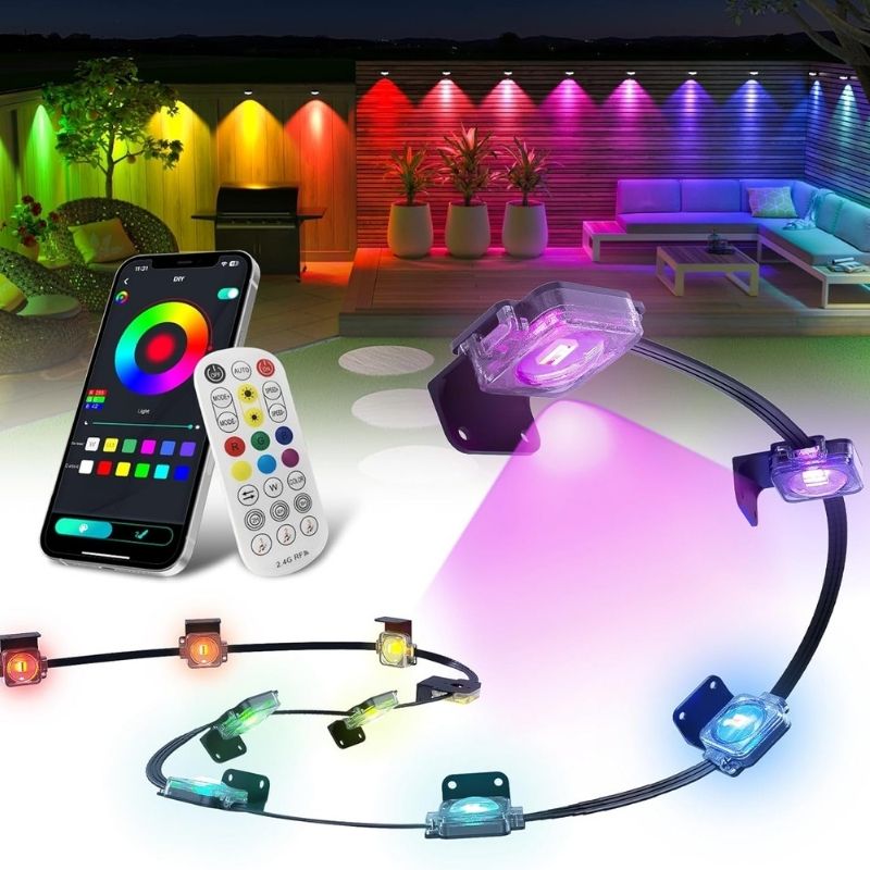 Éclairage Festif Lumières Intelligentes Extérieures