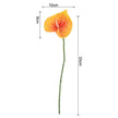 Fleur Artificielle Orange En Calla Élancé