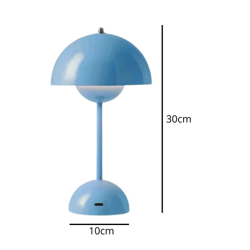 Lampe Champignon Bleue LED Puissante Et Rechargeable