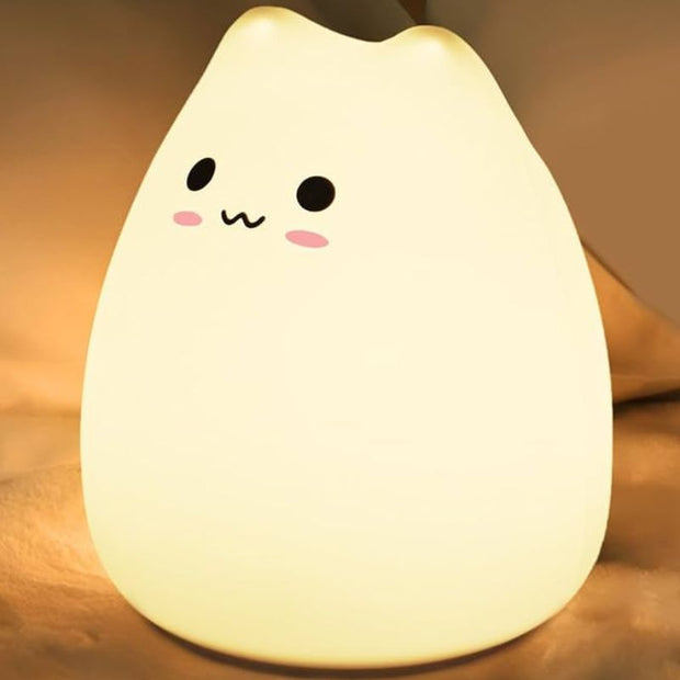 Veilleuses Chat Mignon En Silicone