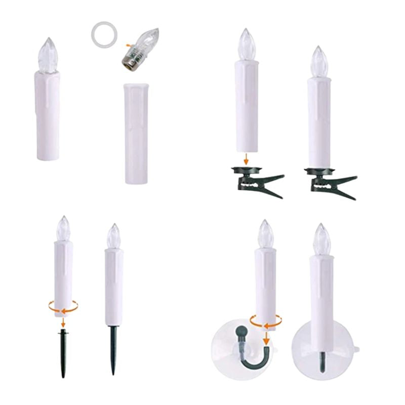 Bougie LED Ambiance à Flamme Scintillante
