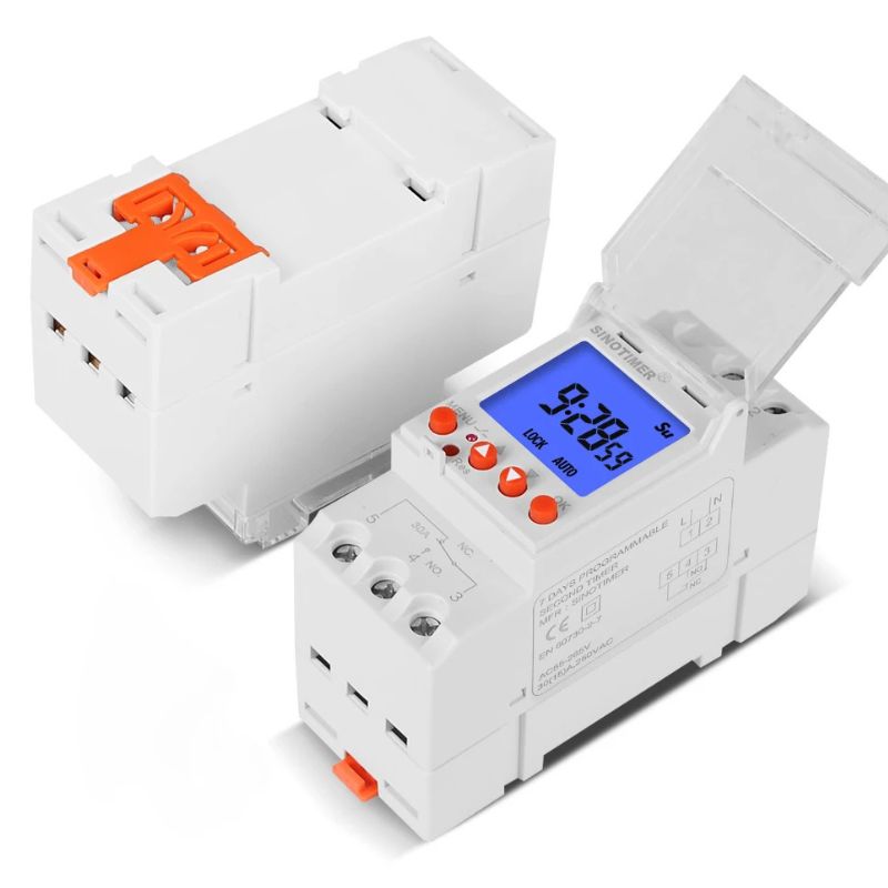 Programmateur Électronique Avec Écran LCD Rétroéclairé Et Verrouillage