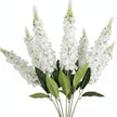 Fleur Artificielle Blanc Tiges Longues Style Naturel