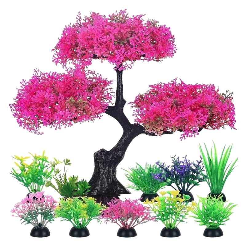 Plante Pour Terrarium Artificielle En Lot Avec Arbre Décoratif